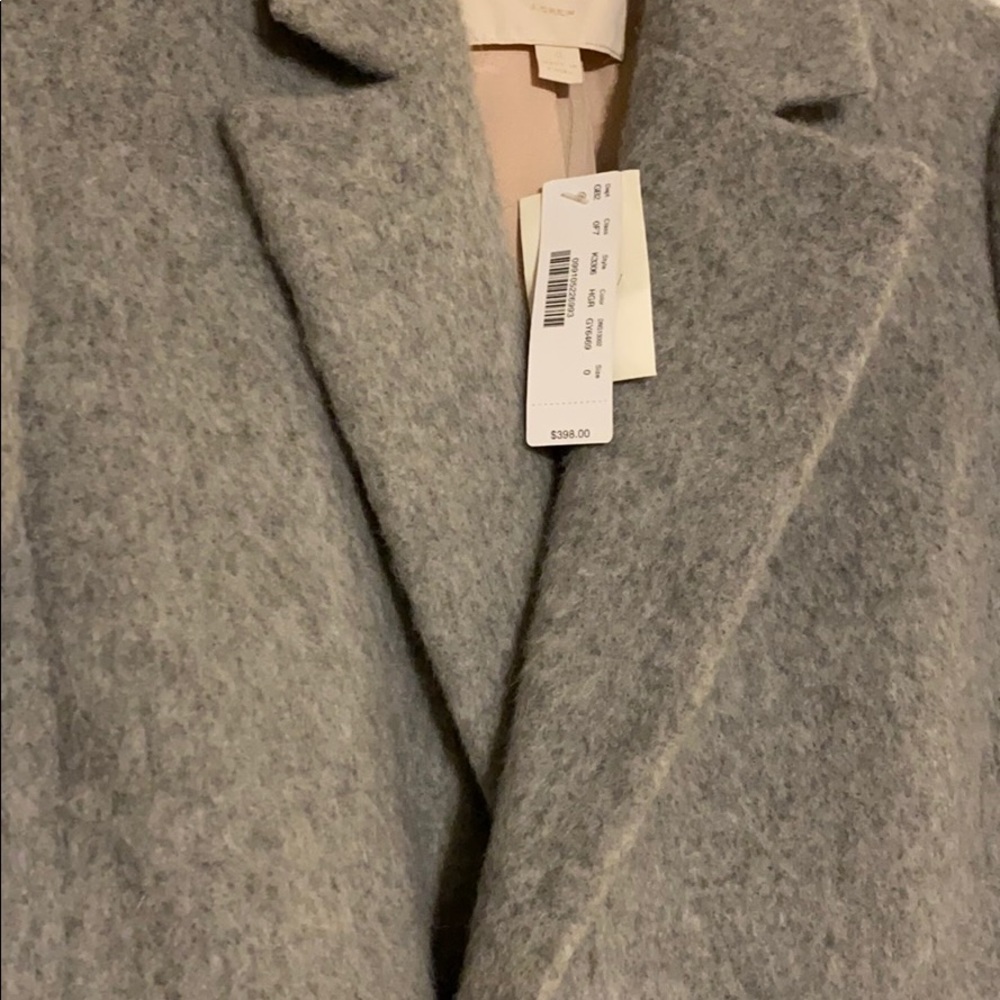 J. Crew Collection Brushed Wool Coat Size 0 NWT